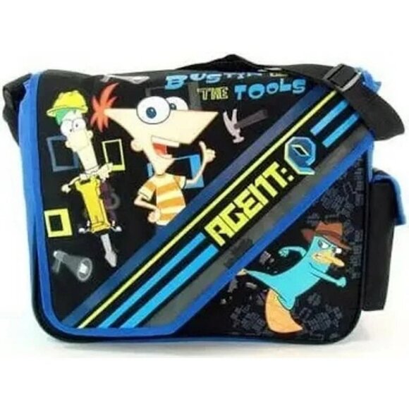 Disney Phineas and Ferb Perry Platypus Bustin Messenger Bag NWT​ - Picture 1 of 2